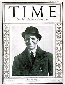 Times Magazine 1925 mit Juan Belmonte 
