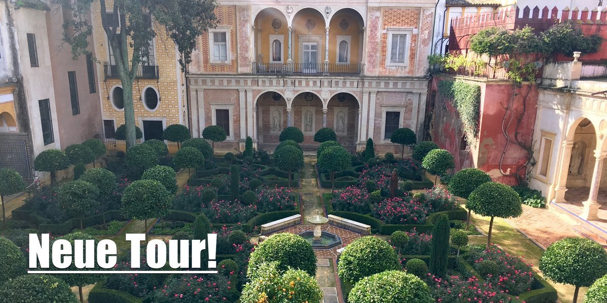 Der Garten des Casa Pilatos