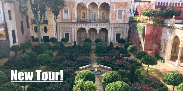 The adjacent gardens of Casa Pilatos